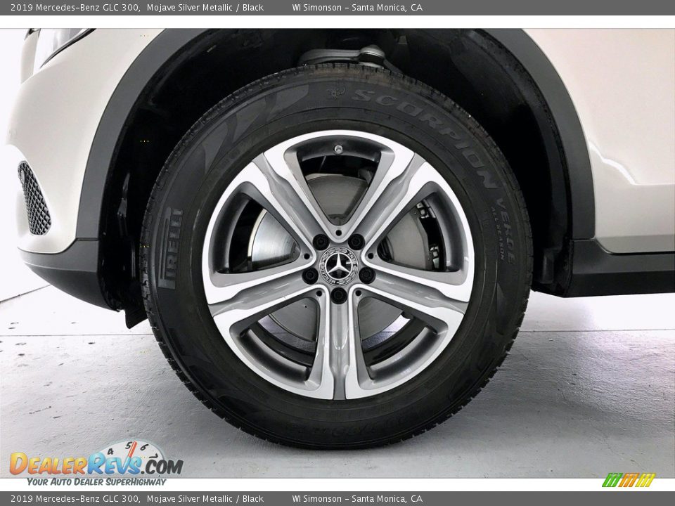 2019 Mercedes-Benz GLC 300 Mojave Silver Metallic / Black Photo #15