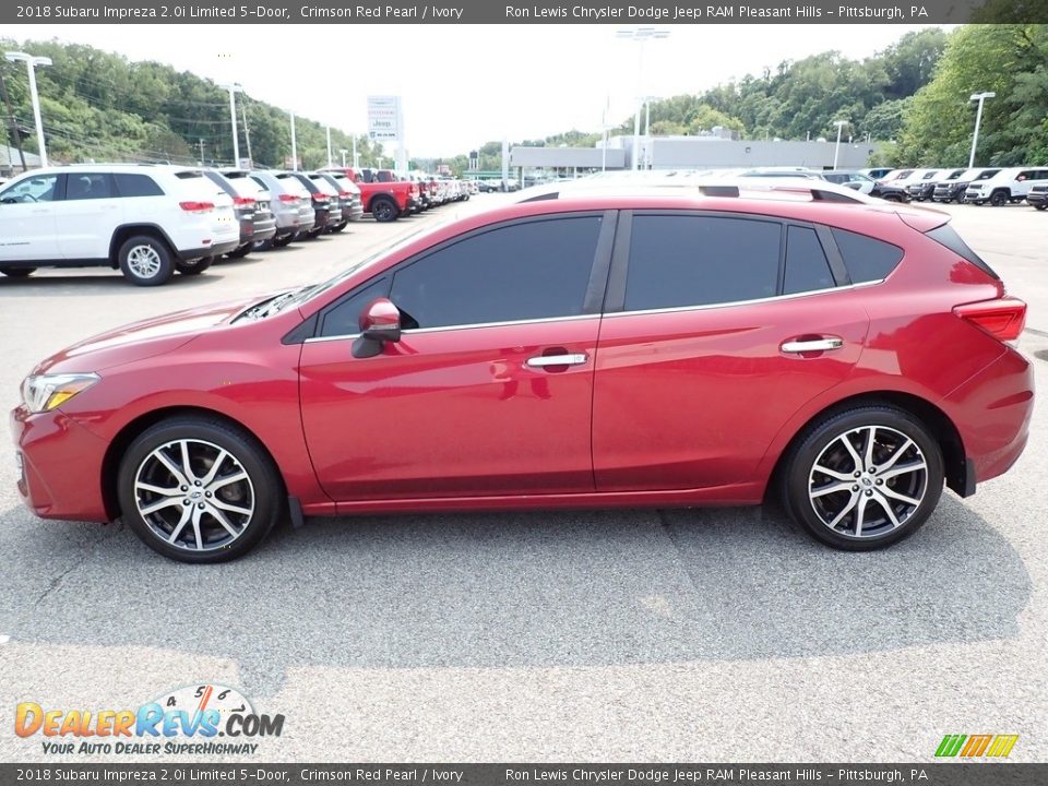 Crimson Red Pearl 2018 Subaru Impreza 2.0i Limited 5-Door Photo #2