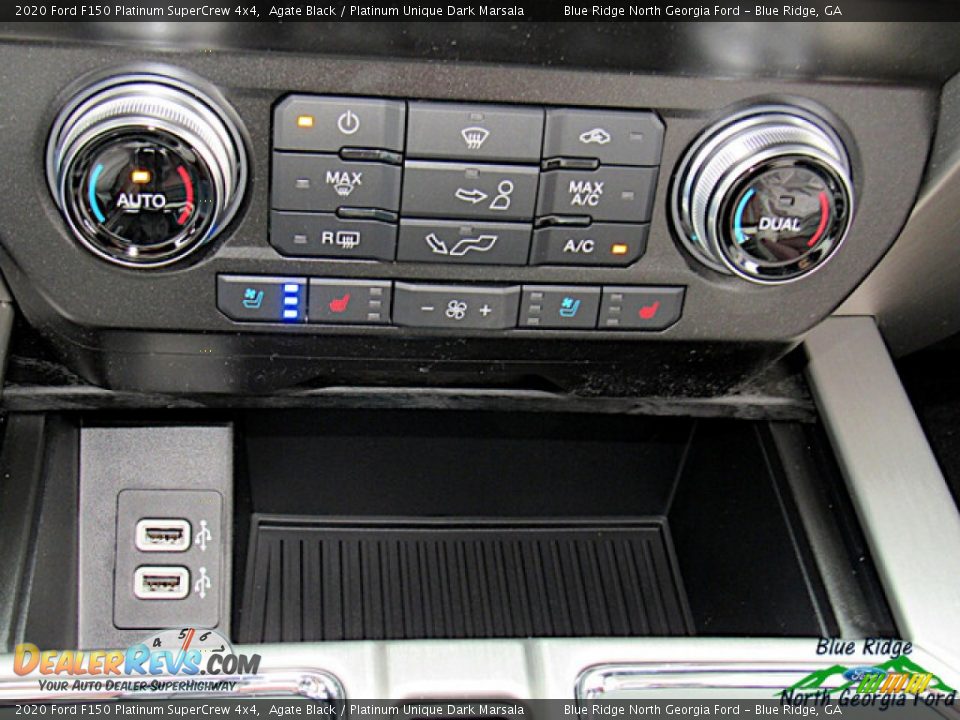 2020 Ford F150 Platinum SuperCrew 4x4 Agate Black / Platinum Unique Dark Marsala Photo #21
