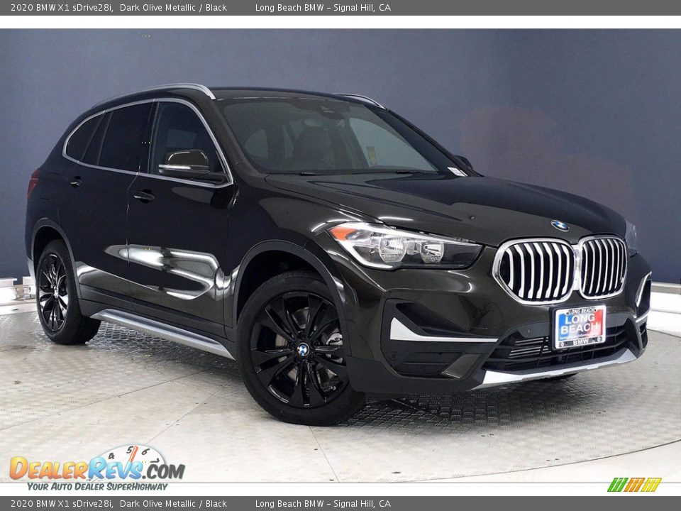 2020 BMW X1 sDrive28i Dark Olive Metallic / Black Photo #19