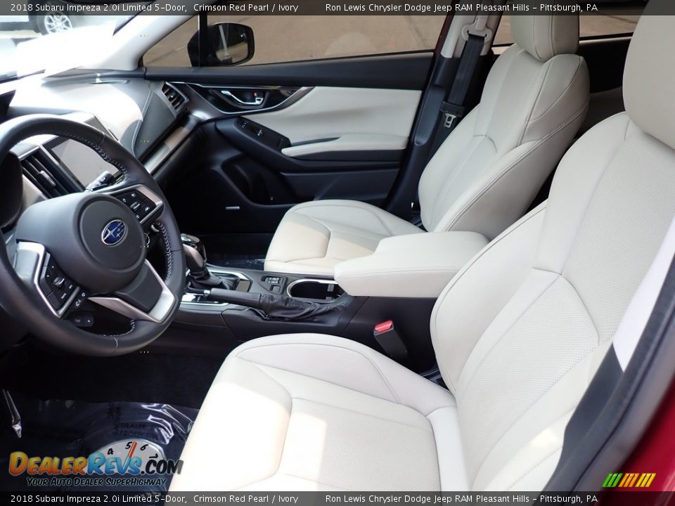 Front Seat of 2018 Subaru Impreza 2.0i Limited 5-Door Photo #11