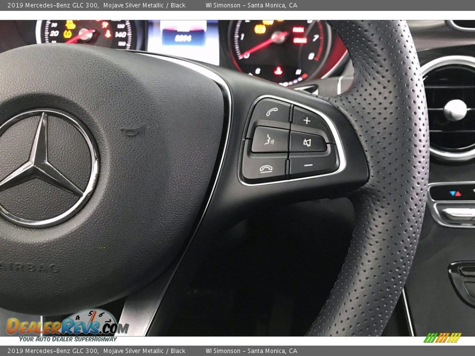 2019 Mercedes-Benz GLC 300 Mojave Silver Metallic / Black Photo #31