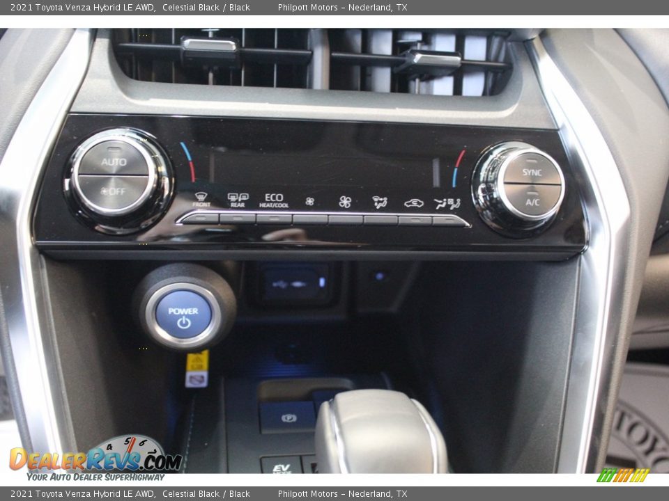 Controls of 2021 Toyota Venza Hybrid LE AWD Photo #8