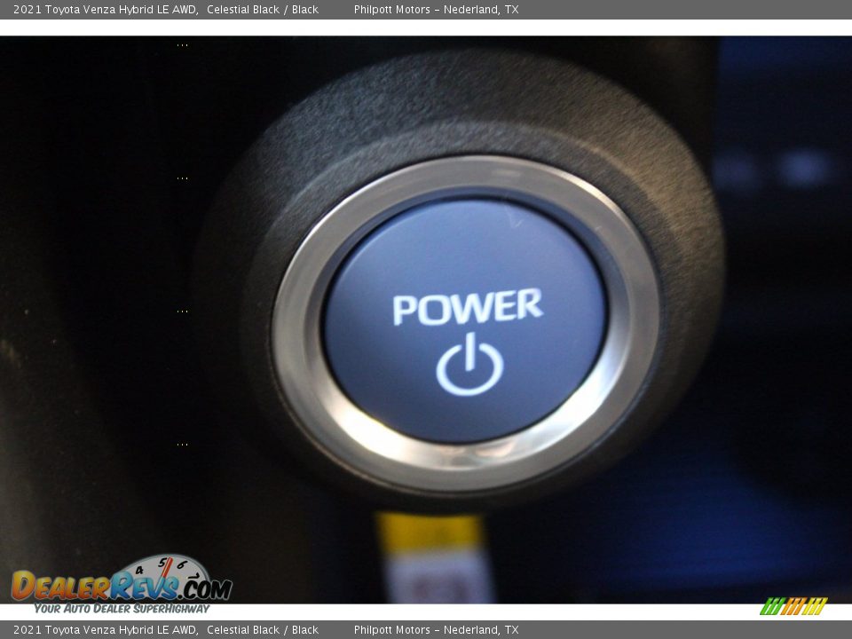 2021 Toyota Venza Hybrid LE AWD Celestial Black / Black Photo #9
