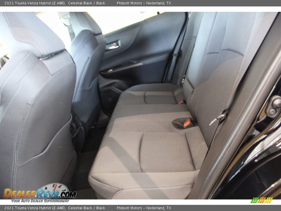 Rear Seat of 2021 Toyota Venza Hybrid LE AWD Photo #11