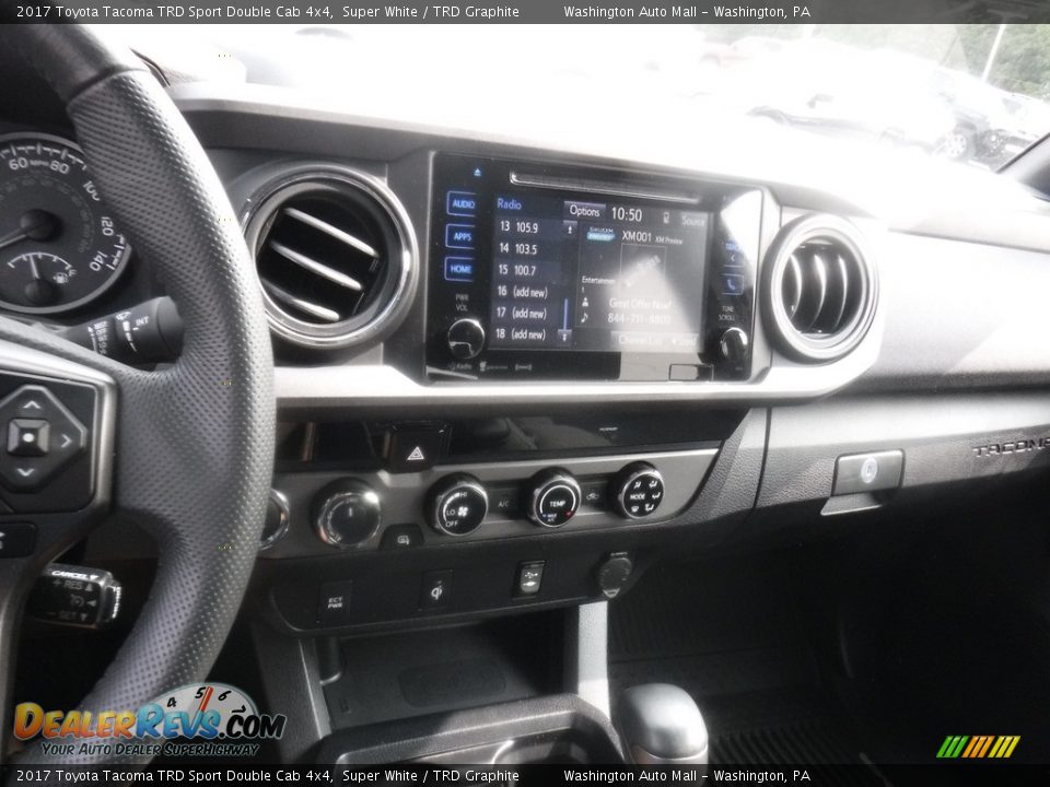 2017 Toyota Tacoma TRD Sport Double Cab 4x4 Super White / TRD Graphite Photo #3