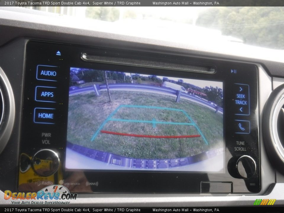2017 Toyota Tacoma TRD Sport Double Cab 4x4 Super White / TRD Graphite Photo #6