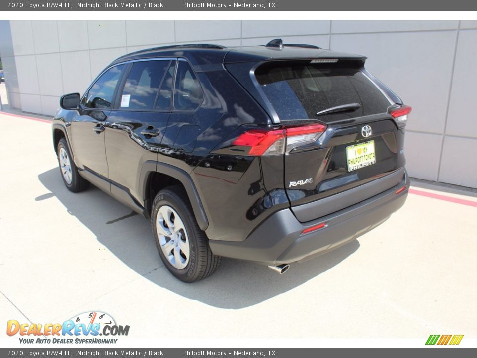 2020 Toyota RAV4 LE Midnight Black Metallic / Black Photo #6