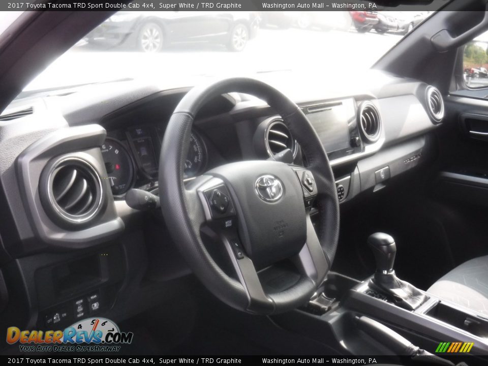 2017 Toyota Tacoma TRD Sport Double Cab 4x4 Super White / TRD Graphite Photo #21