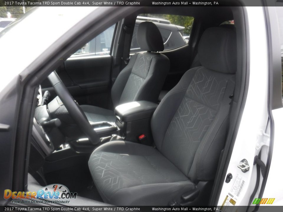 2017 Toyota Tacoma TRD Sport Double Cab 4x4 Super White / TRD Graphite Photo #23