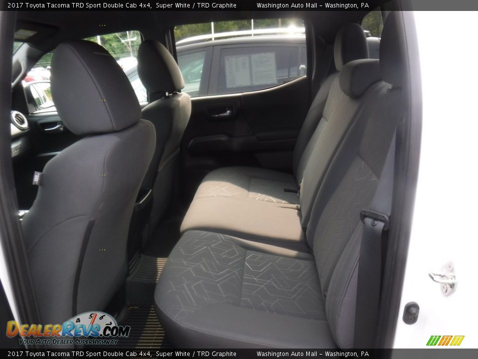 2017 Toyota Tacoma TRD Sport Double Cab 4x4 Super White / TRD Graphite Photo #29