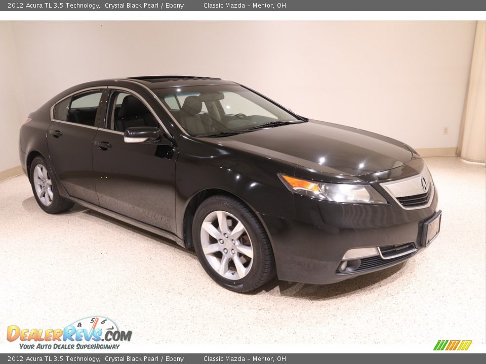 2012 Acura TL 3.5 Technology Crystal Black Pearl / Ebony Photo #1