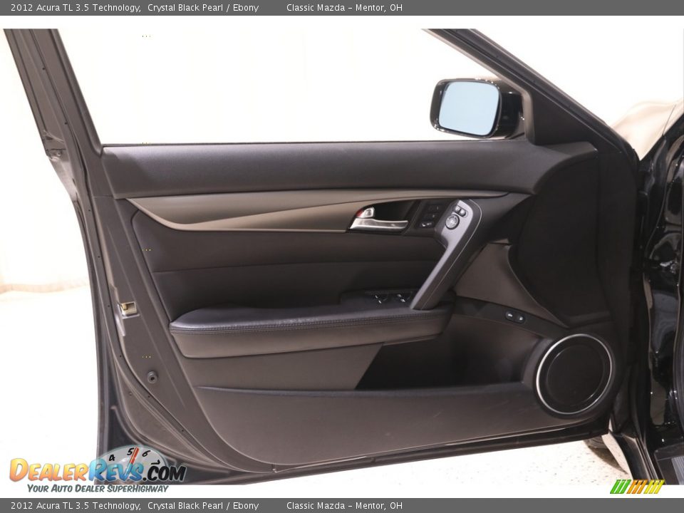 2012 Acura TL 3.5 Technology Crystal Black Pearl / Ebony Photo #4