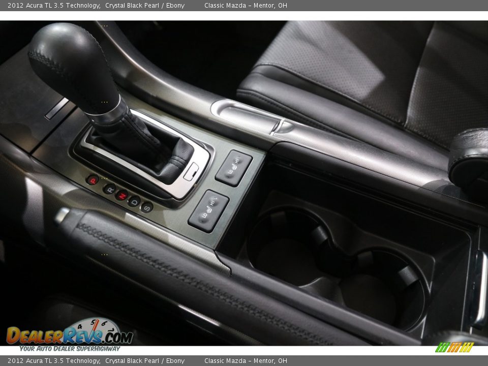 2012 Acura TL 3.5 Technology Crystal Black Pearl / Ebony Photo #21
