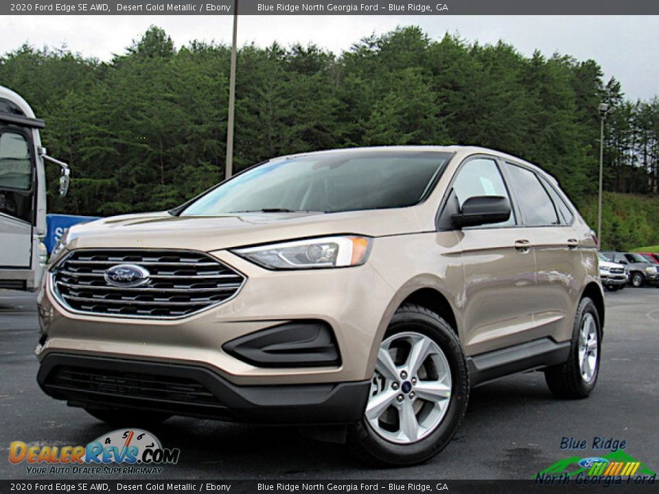2020 Ford Edge SE AWD Desert Gold Metallic / Ebony Photo #1