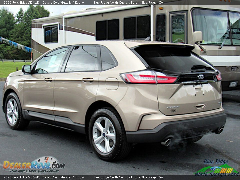 2020 Ford Edge SE AWD Desert Gold Metallic / Ebony Photo #3