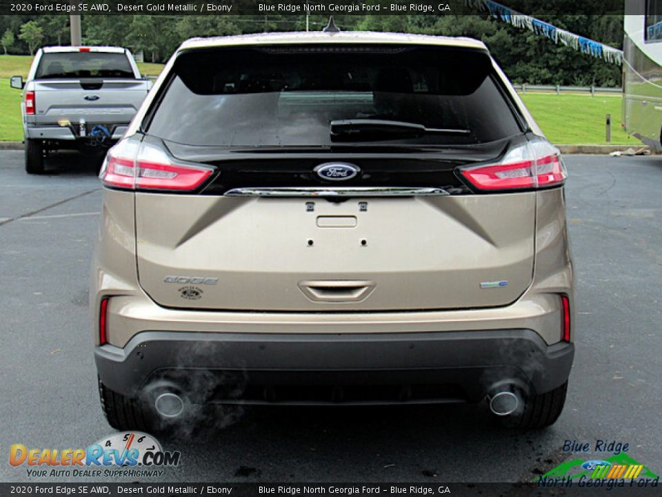 2020 Ford Edge SE AWD Desert Gold Metallic / Ebony Photo #4