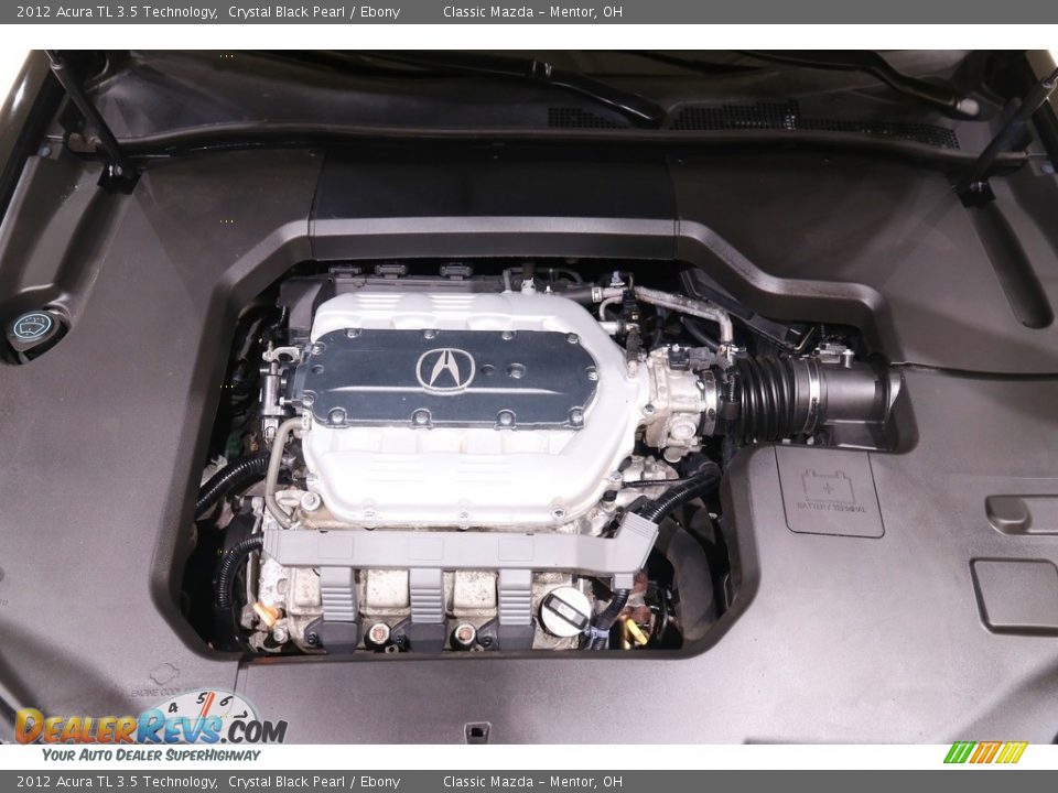 2012 Acura TL 3.5 Technology Crystal Black Pearl / Ebony Photo #27