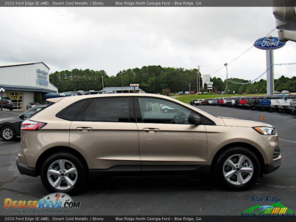 2020 Ford Edge SE AWD Desert Gold Metallic / Ebony Photo #6