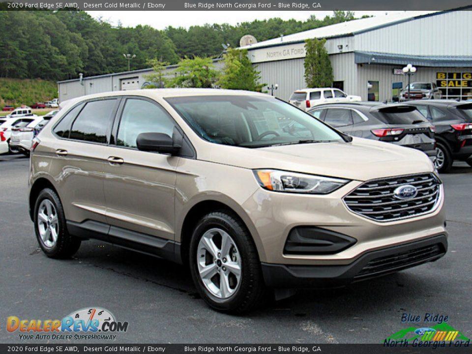 2020 Ford Edge SE AWD Desert Gold Metallic / Ebony Photo #7