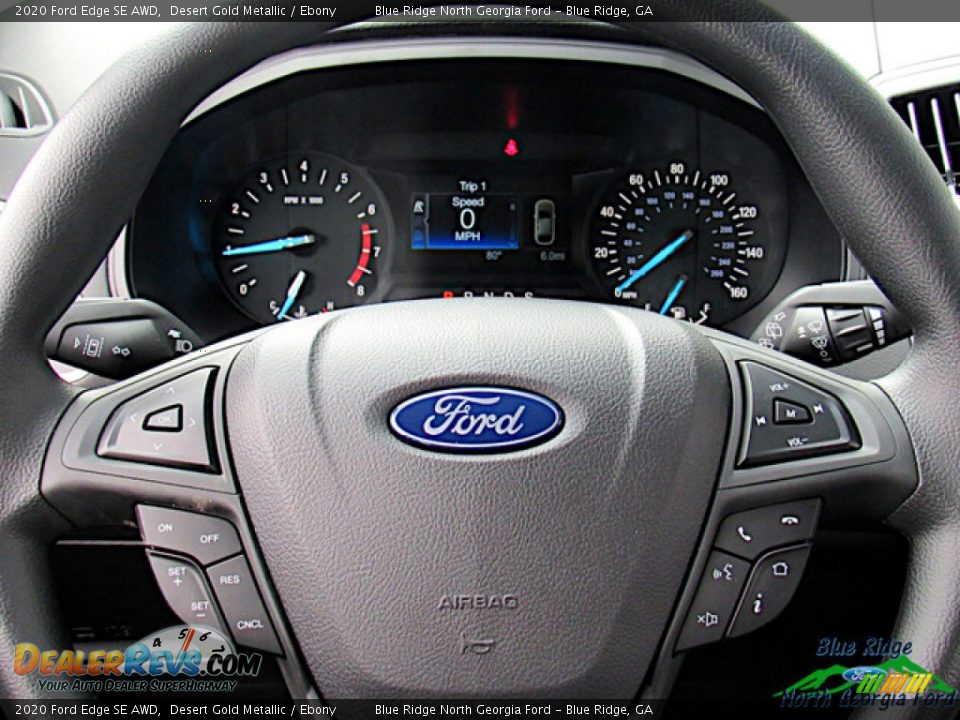 2020 Ford Edge SE AWD Desert Gold Metallic / Ebony Photo #17
