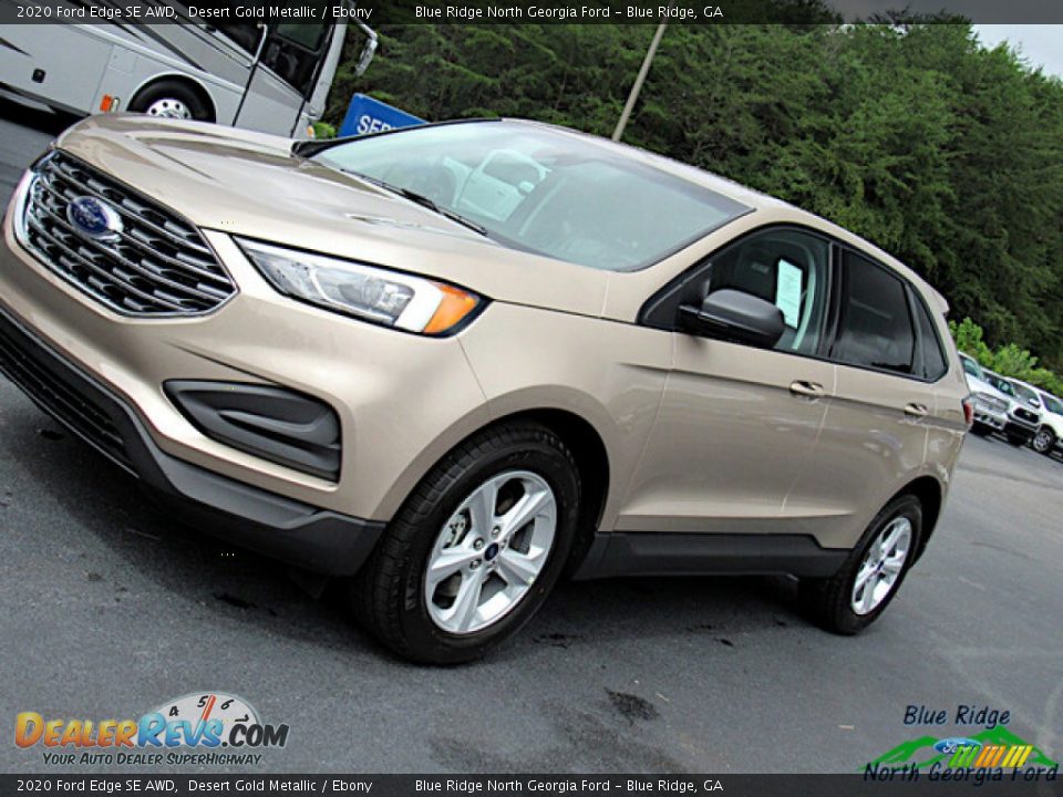 2020 Ford Edge SE AWD Desert Gold Metallic / Ebony Photo #24