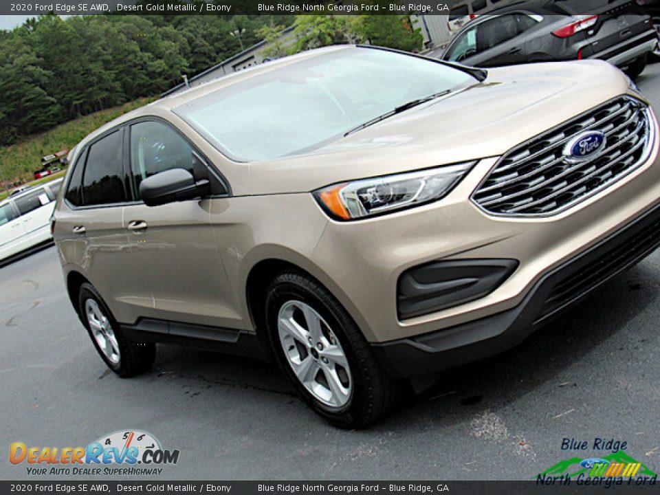 2020 Ford Edge SE AWD Desert Gold Metallic / Ebony Photo #25