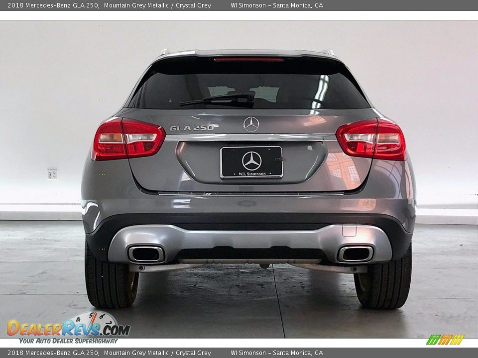 2018 Mercedes-Benz GLA 250 Mountain Grey Metallic / Crystal Grey Photo #3