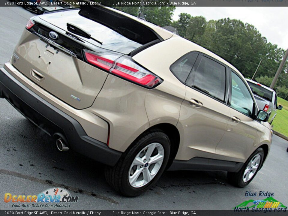 2020 Ford Edge SE AWD Desert Gold Metallic / Ebony Photo #26