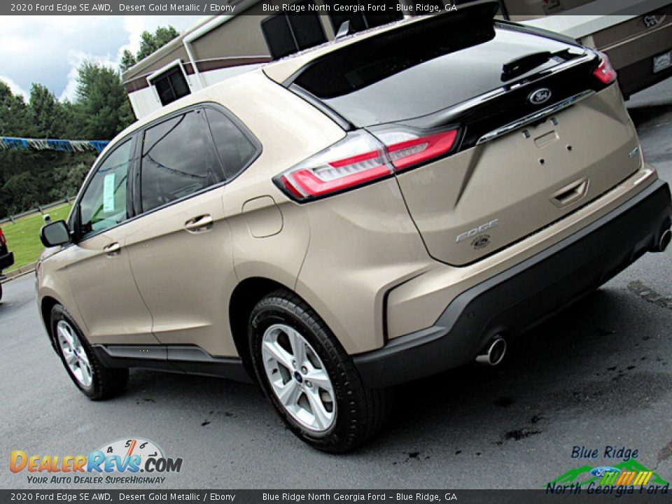 2020 Ford Edge SE AWD Desert Gold Metallic / Ebony Photo #27