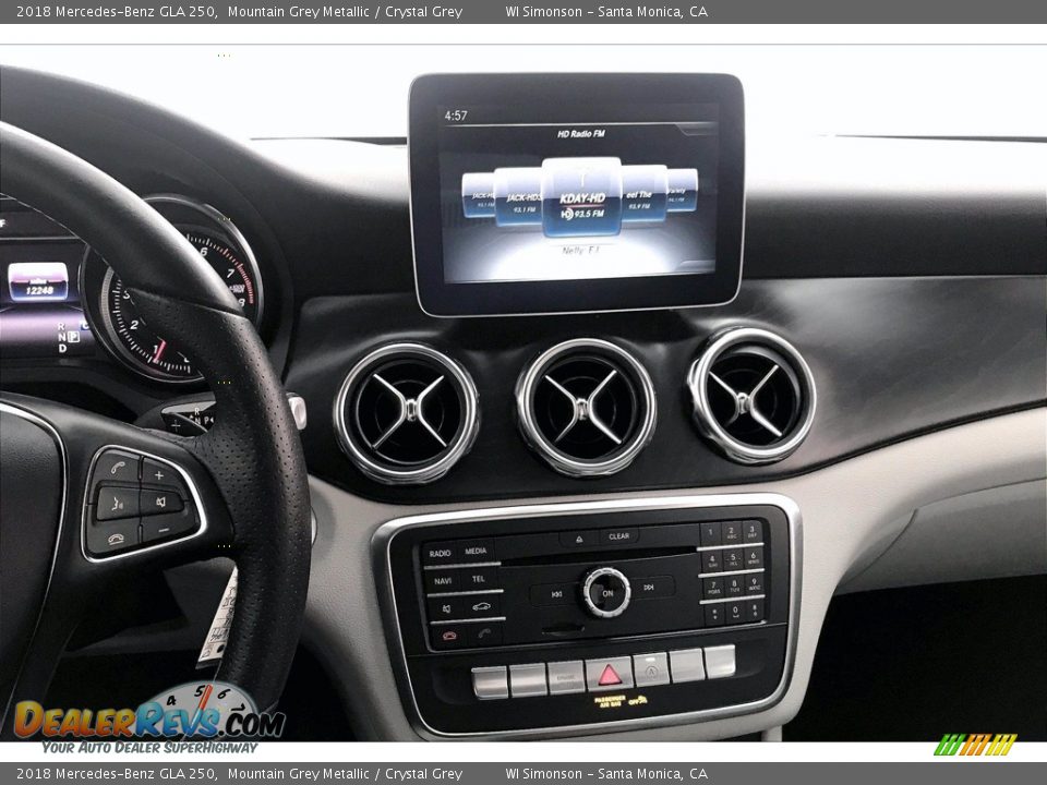 2018 Mercedes-Benz GLA 250 Mountain Grey Metallic / Crystal Grey Photo #5