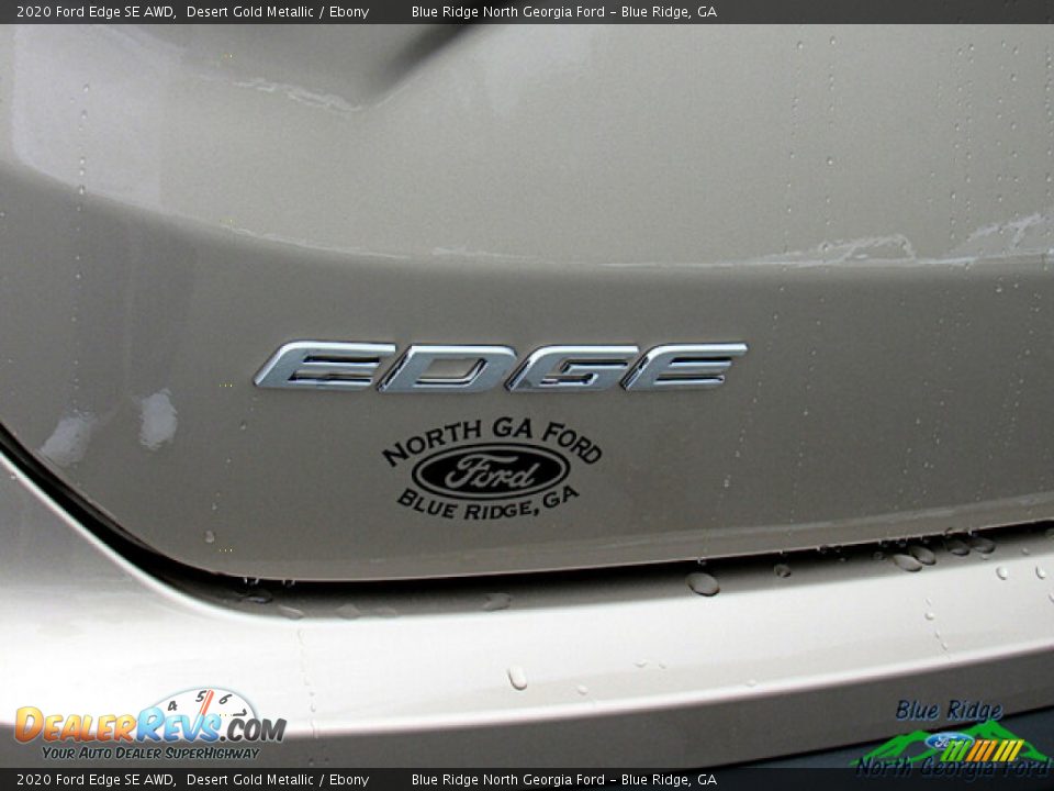 2020 Ford Edge SE AWD Desert Gold Metallic / Ebony Photo #28