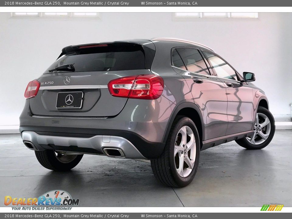 2018 Mercedes-Benz GLA 250 Mountain Grey Metallic / Crystal Grey Photo #16