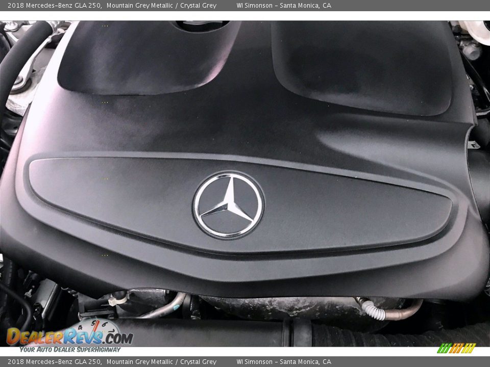 2018 Mercedes-Benz GLA 250 Mountain Grey Metallic / Crystal Grey Photo #31