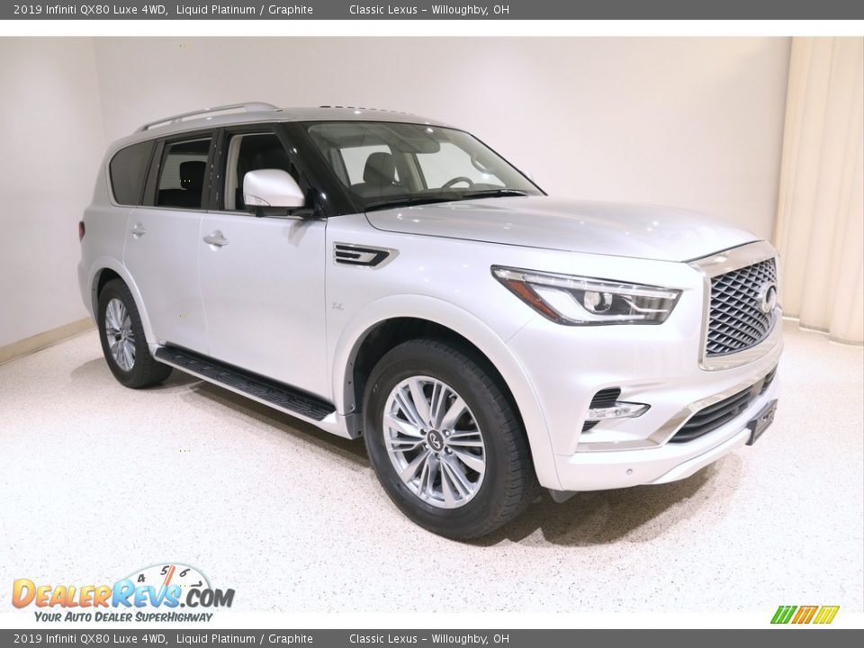 2019 Infiniti QX80 Luxe 4WD Liquid Platinum / Graphite Photo #1