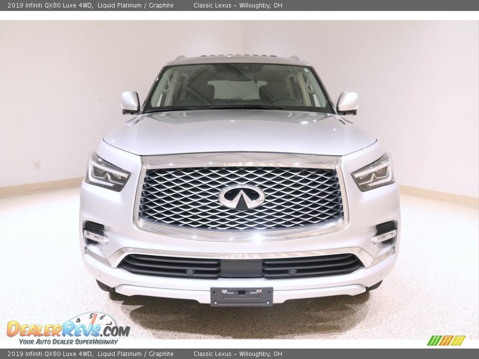 2019 Infiniti QX80 Luxe 4WD Liquid Platinum / Graphite Photo #2