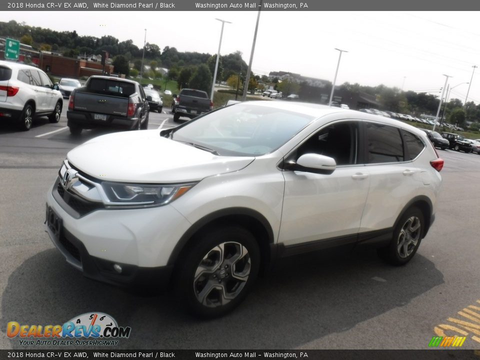 2018 Honda CR-V EX AWD White Diamond Pearl / Black Photo #6