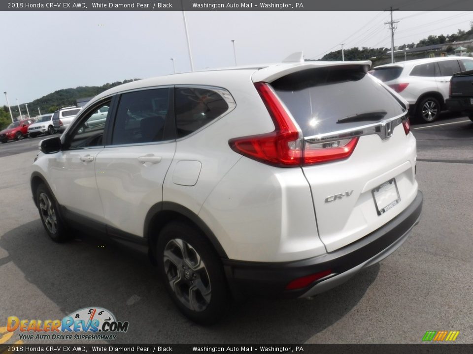 2018 Honda CR-V EX AWD White Diamond Pearl / Black Photo #8