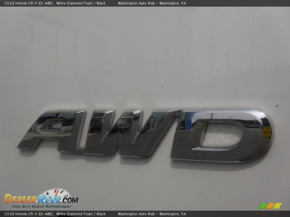 2018 Honda CR-V EX AWD White Diamond Pearl / Black Photo #9