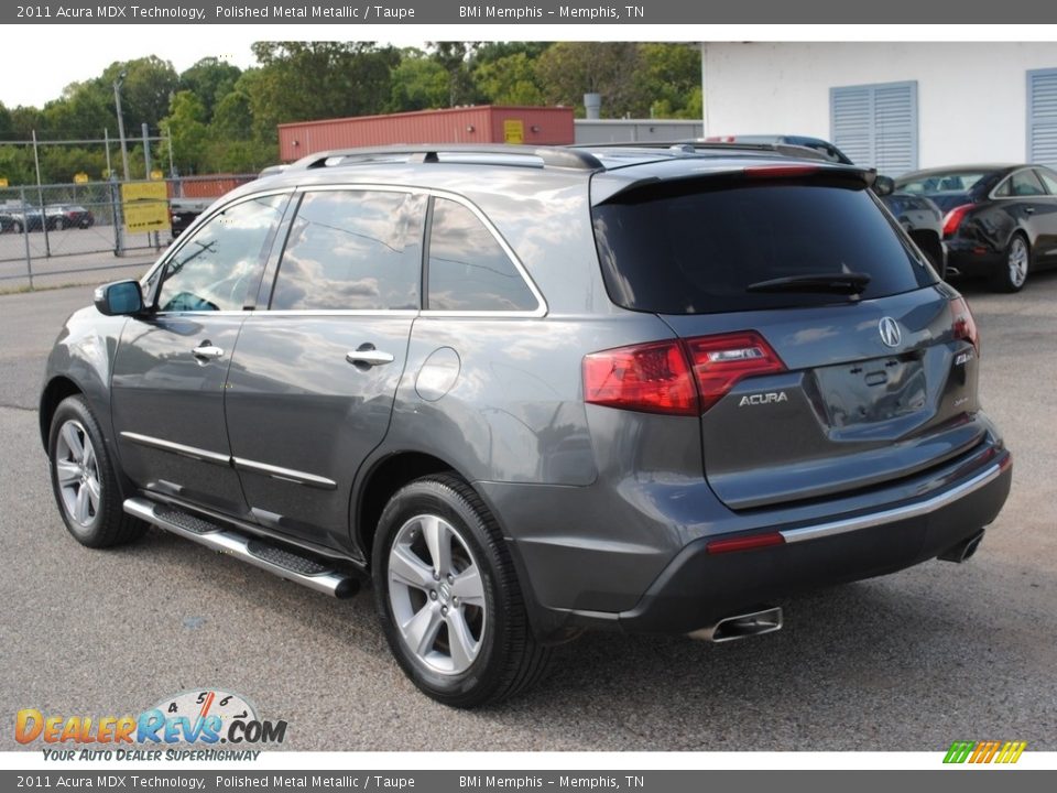 2011 Acura MDX Technology Polished Metal Metallic / Taupe Photo #3