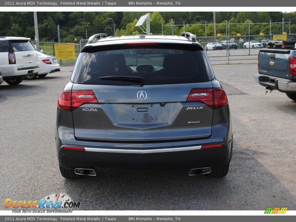 2011 Acura MDX Technology Polished Metal Metallic / Taupe Photo #4