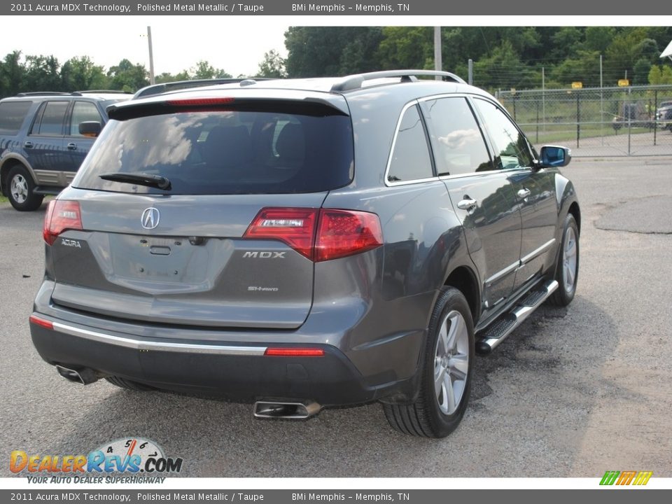 2011 Acura MDX Technology Polished Metal Metallic / Taupe Photo #5
