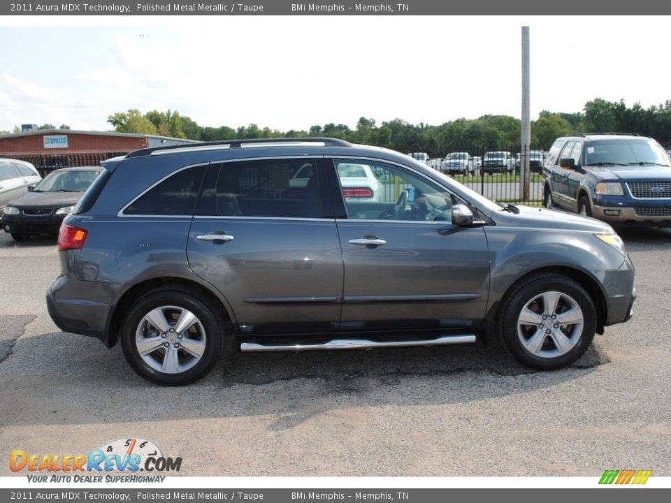 2011 Acura MDX Technology Polished Metal Metallic / Taupe Photo #6