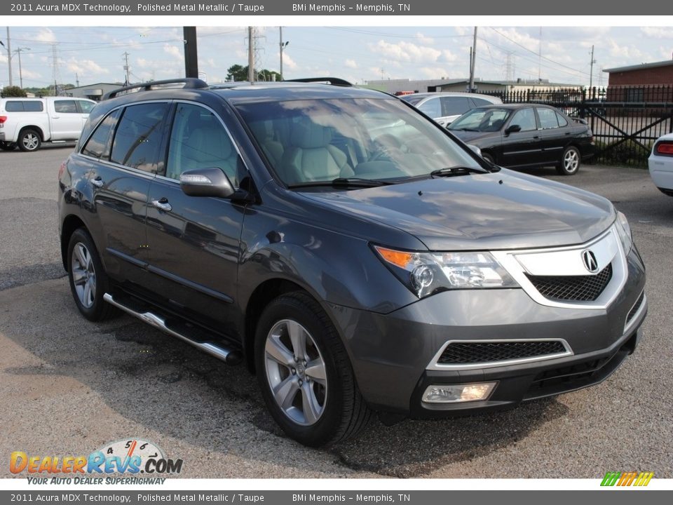 2011 Acura MDX Technology Polished Metal Metallic / Taupe Photo #7