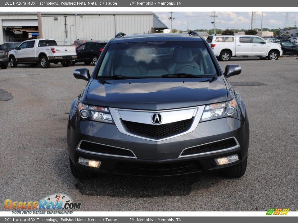 2011 Acura MDX Technology Polished Metal Metallic / Taupe Photo #8