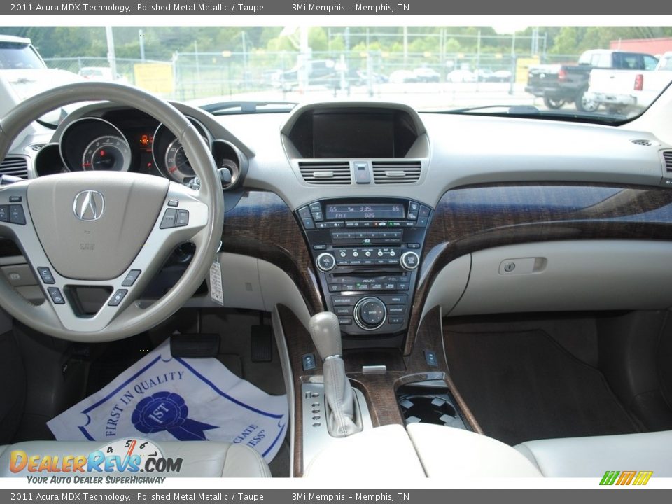 2011 Acura MDX Technology Polished Metal Metallic / Taupe Photo #9