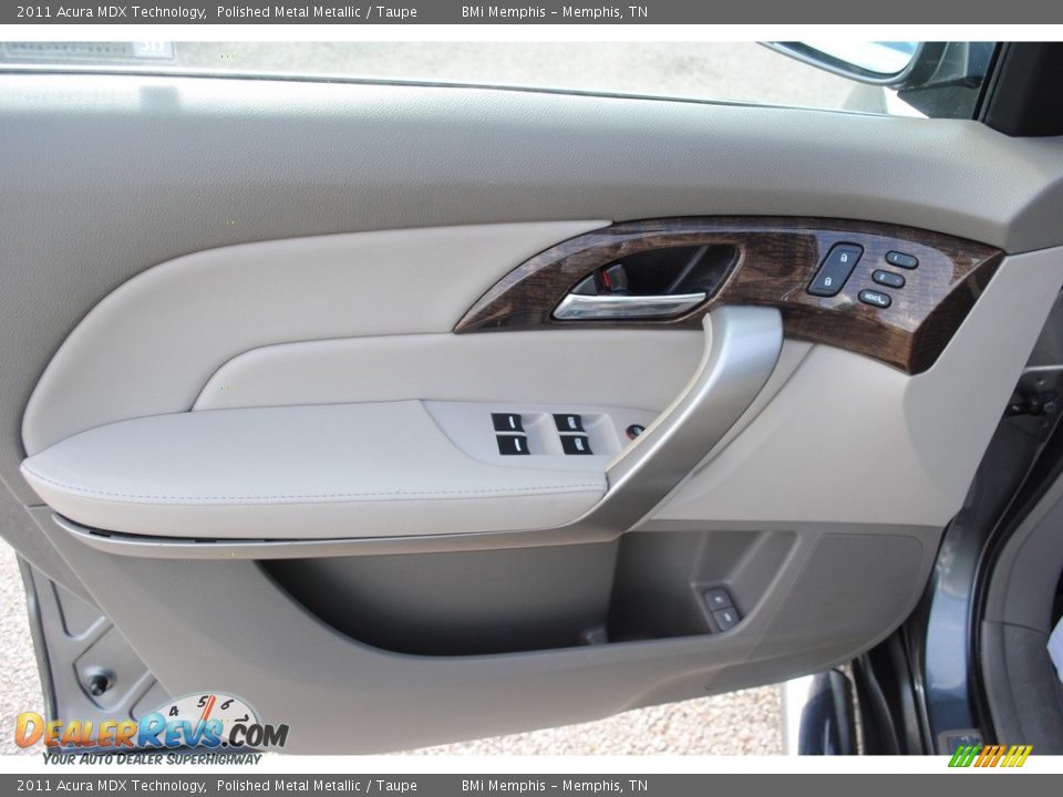 2011 Acura MDX Technology Polished Metal Metallic / Taupe Photo #10