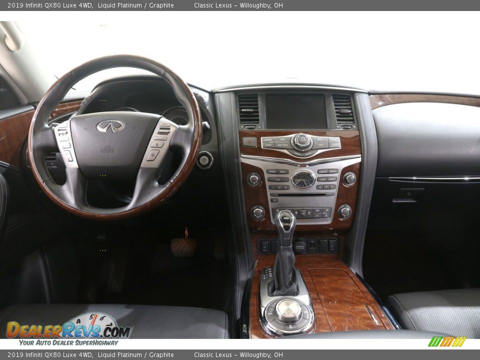 Dashboard of 2019 Infiniti QX80 Luxe 4WD Photo #36