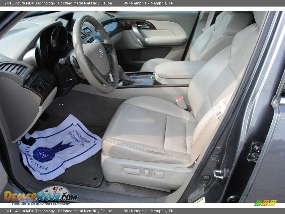2011 Acura MDX Technology Polished Metal Metallic / Taupe Photo #11