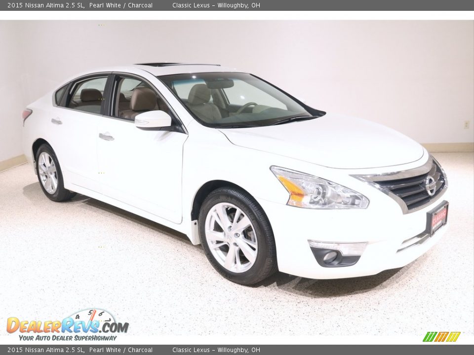2015 Nissan Altima 2.5 SL Pearl White / Charcoal Photo #1
